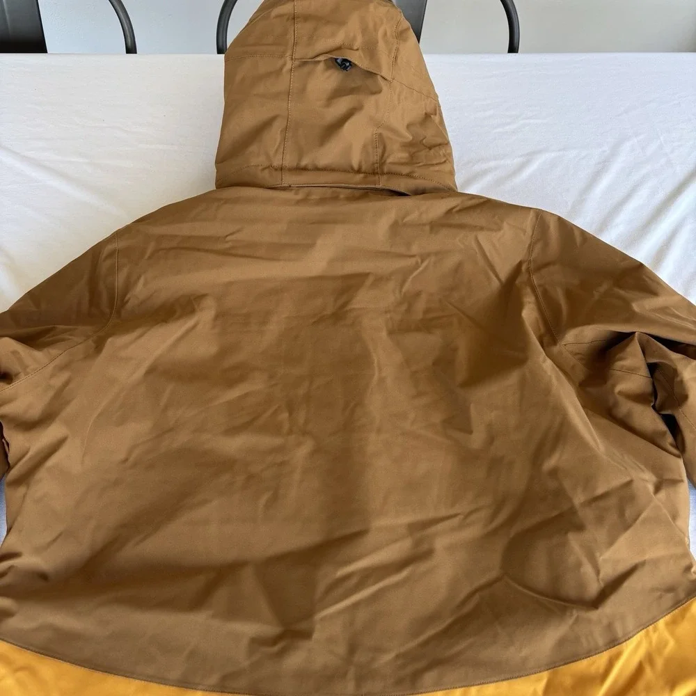 Boulder Gear Mens Incline Insulated Ski Jacket XL Brown Mustard